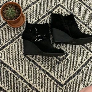 Lucky brand suede wedges